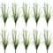 GreenScape Mini Artificial Grass Bush Decor Realistic Faux Plant Accent 8