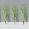 GreenScape Mini Artificial Grass Bush Decor Realistic Faux Plant Accent 10