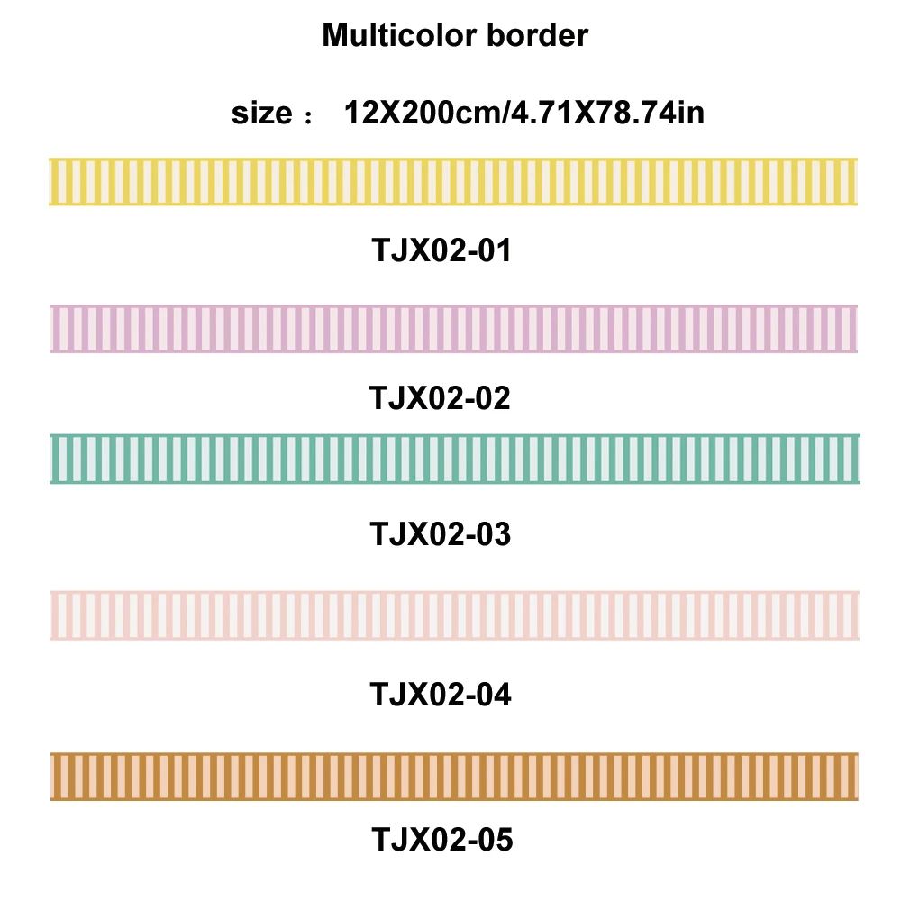 EverTrim Waterproof Wallpaper Border Self Adhesive Wall Decor Strip 4