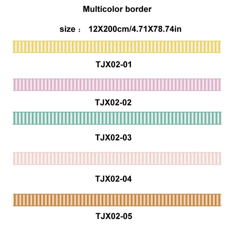 EverTrim Waterproof Wallpaper Border Self Adhesive Wall Decor Strip 4