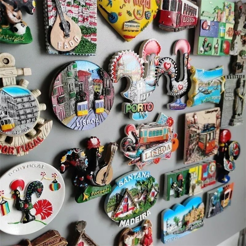 EverTravel Portugal Fridge Magnets Souvenir Resin Collection Decor 1
