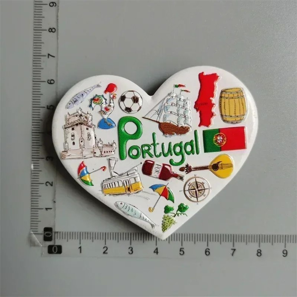 EverTravel Portugal Fridge Magnets Souvenir Resin Collection Decor 22