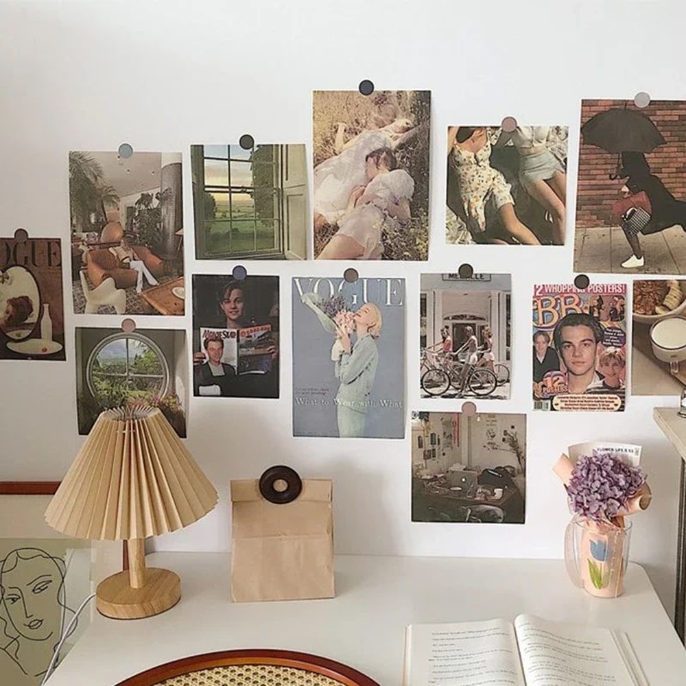 EverMood Nordic Photo Card Wall Decor Aesthetic Postcard Sticker Set 12