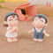 Enchanted Mini Fairy Garden Couple Stool Decor Set 27