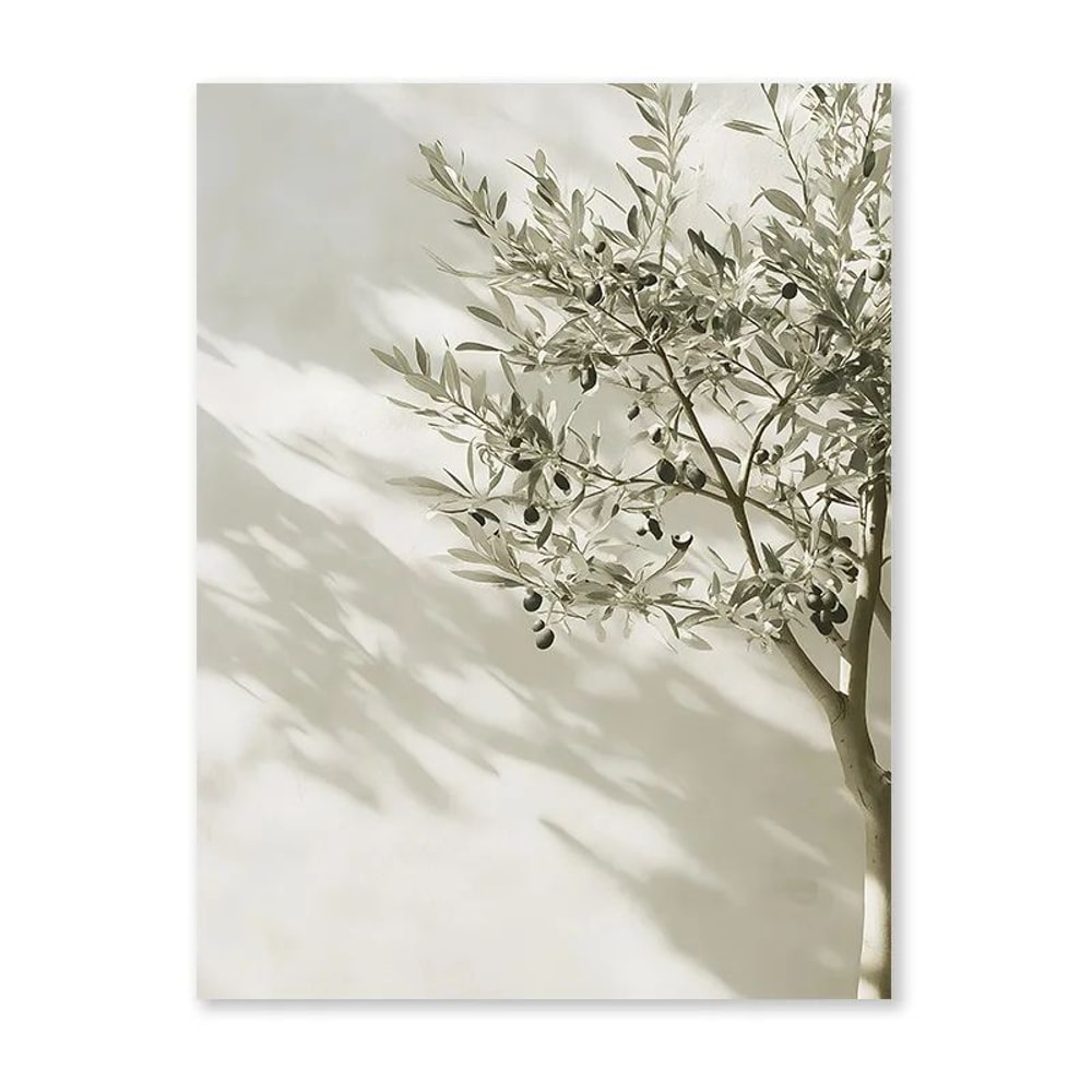 Mediterranean Olive Tree Landscape Wall Art Canvas Print 7