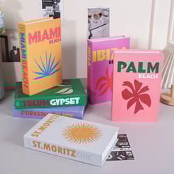 luxury decorative book storage box stylish home organizer