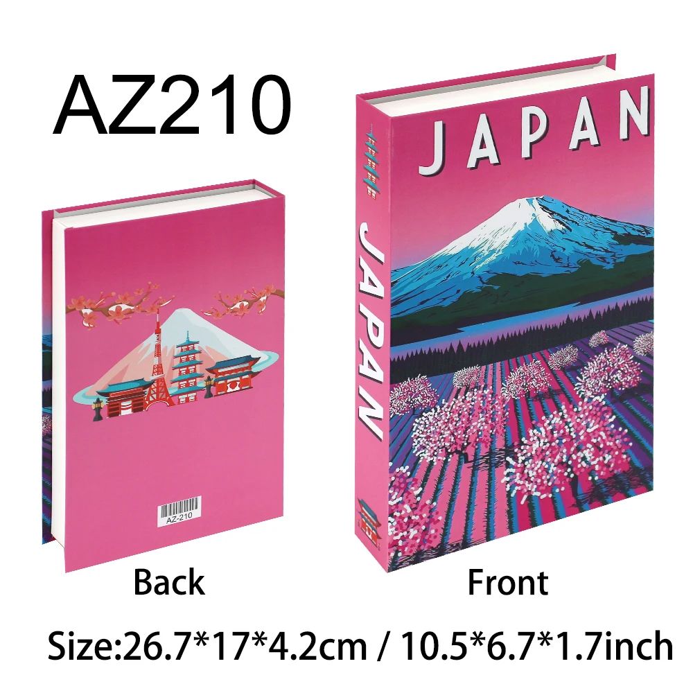 Luxury Decorative Book Storage Box Stylish Home Organizer 22