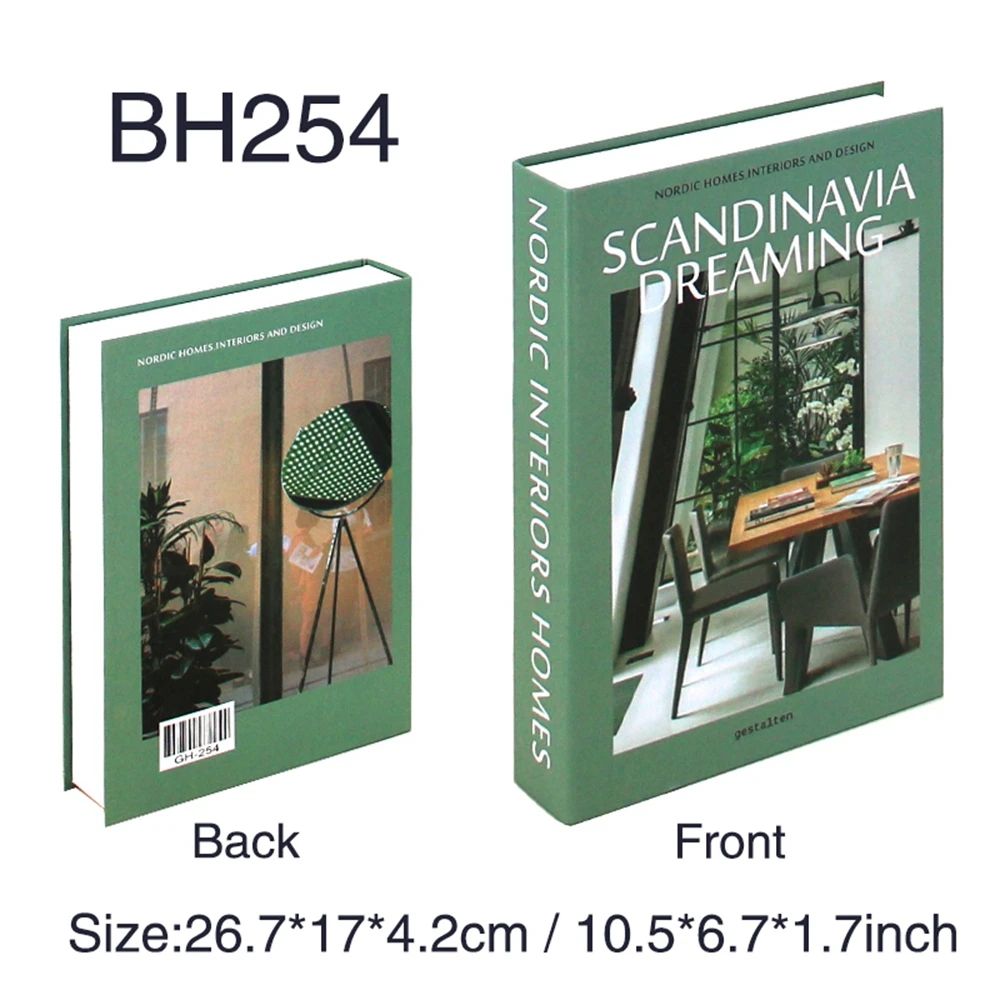 Luxury Decorative Fake Books Colorful Coffee Table Decor Set 19