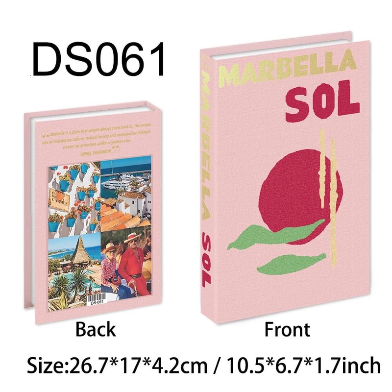 Luxury Decorative Fake Books Colorful Coffee Table Decor Set 24