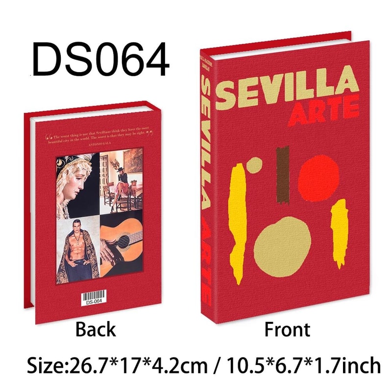 Luxury Decorative Fake Books Colorful Coffee Table Decor Set 26