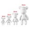 Creative DIY Fluid Bear Sculpture Graffiti Art Home Decor Toy 0