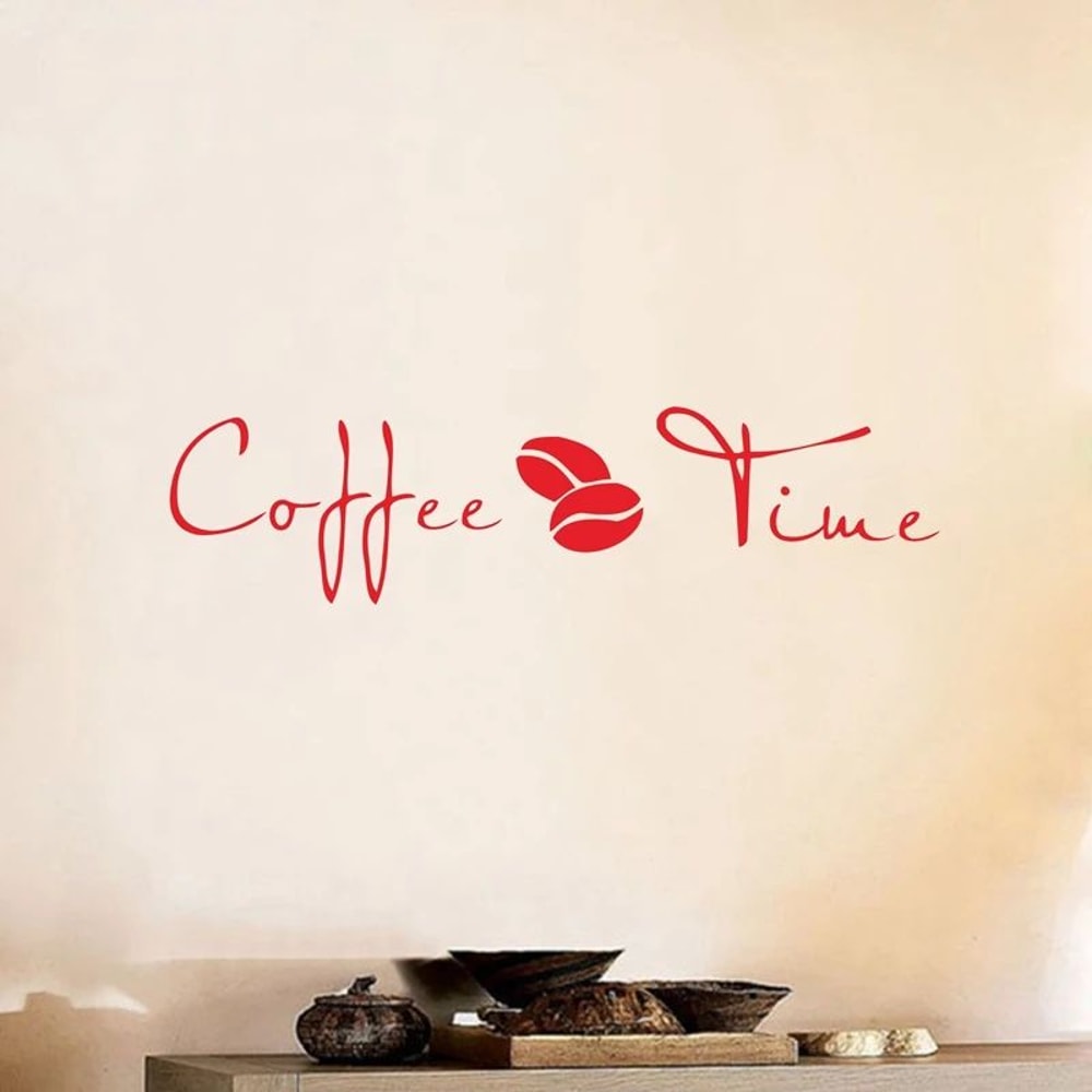 Coffee Wall Art Sticker Vinyl Cafe Kitchen Decor Decal 3