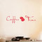 Coffee Wall Art Sticker Vinyl Cafe Kitchen Decor Decal 3