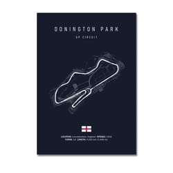 f1 circuit track wall art canvas motorsport racing poster