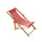 Mini Dollhouse Beach Chair Set Wooden Folding Furniture Decor 7