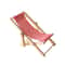 Mini Wooden Dollhouse Beach Chair Reclining Outdoor Furniture 8