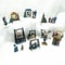 Mini Holiday Figurines Set Seasonal Desk Decor Miniatures 0