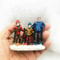 Mini Holiday Figurines Set Seasonal Desk Decor Miniatures 8
