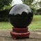Black Tourmaline Crystal Sphere Healing Stone Energy Decor 0