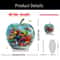 Crystal Apple Figurine Glass Paperweight Elegant Desk Decor 10