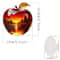 Crystal Apple Figurine Glass Paperweight Elegant Desk Decor 6