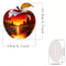 Crystal Apple Figurine Glass Paperweight Elegant Desk Decor 6