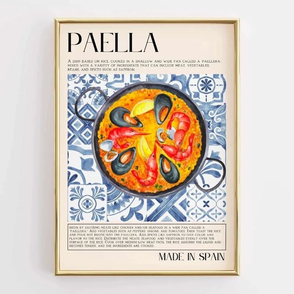 Funny Coffee Kitchen Wall Art Retro Food Quote Canvas Poster Decor 7