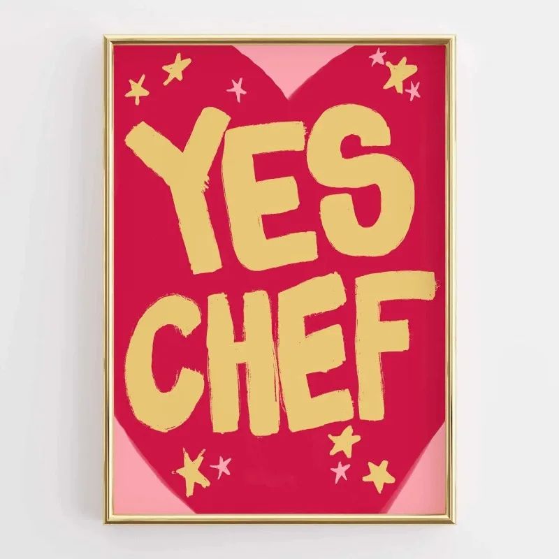 Funny Coffee Kitchen Wall Art Retro Food Quote Canvas Poster Decor 21