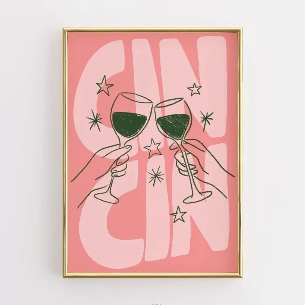 Funny Coffee Kitchen Wall Art Retro Food Quote Canvas Poster Decor 23