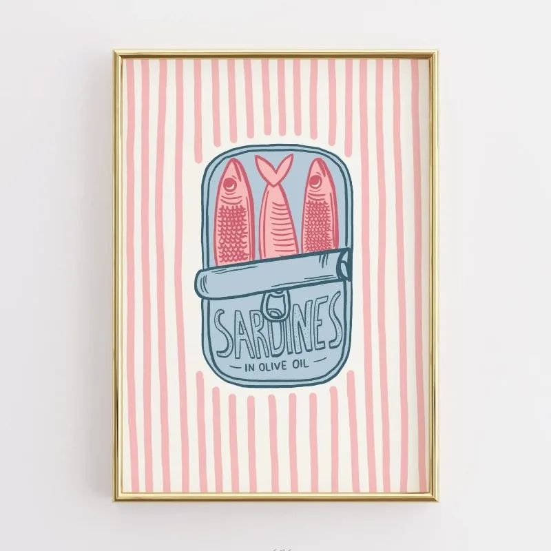 Funny Coffee Kitchen Wall Art Retro Food Quote Canvas Poster Decor 24