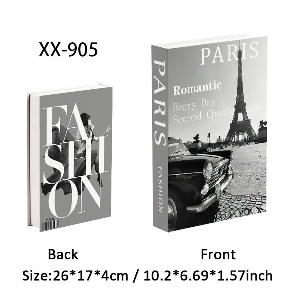 Decorative Fake Books Set Modern Coffee Table Book Box Home Decor 14