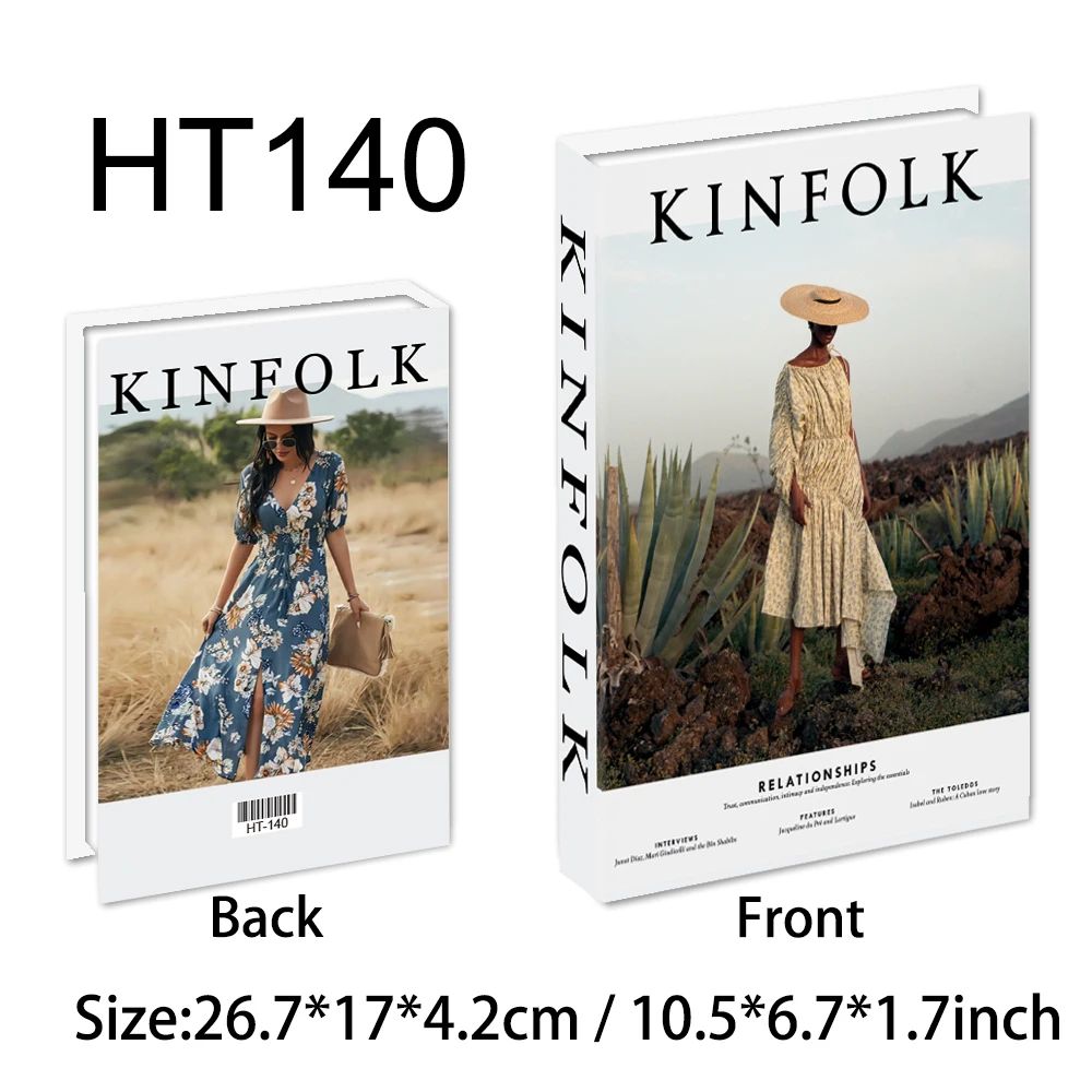 Decorative Fake Books Set Modern Coffee Table Book Box Home Decor 17