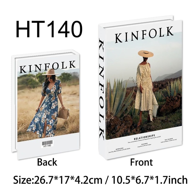 Decorative Fake Books Set Modern Coffee Table Book Box Home Decor 17