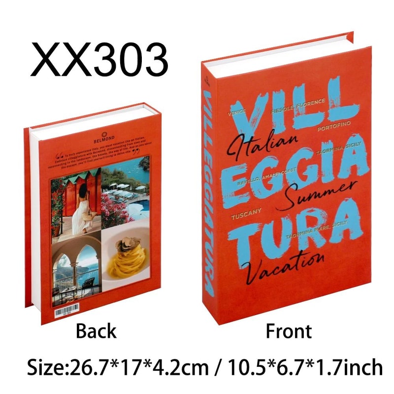 Decorative Fake Books Set Modern Coffee Table Book Box Home Decor 23