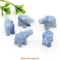 Mini Crystal Elephant Figurine Natural Stone Healing Decor Gift 8