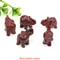 Mini Crystal Elephant Figurine Natural Stone Healing Decor Gift 16