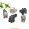 Mini Crystal Elephant Figurine Natural Stone Healing Decor Gift 25