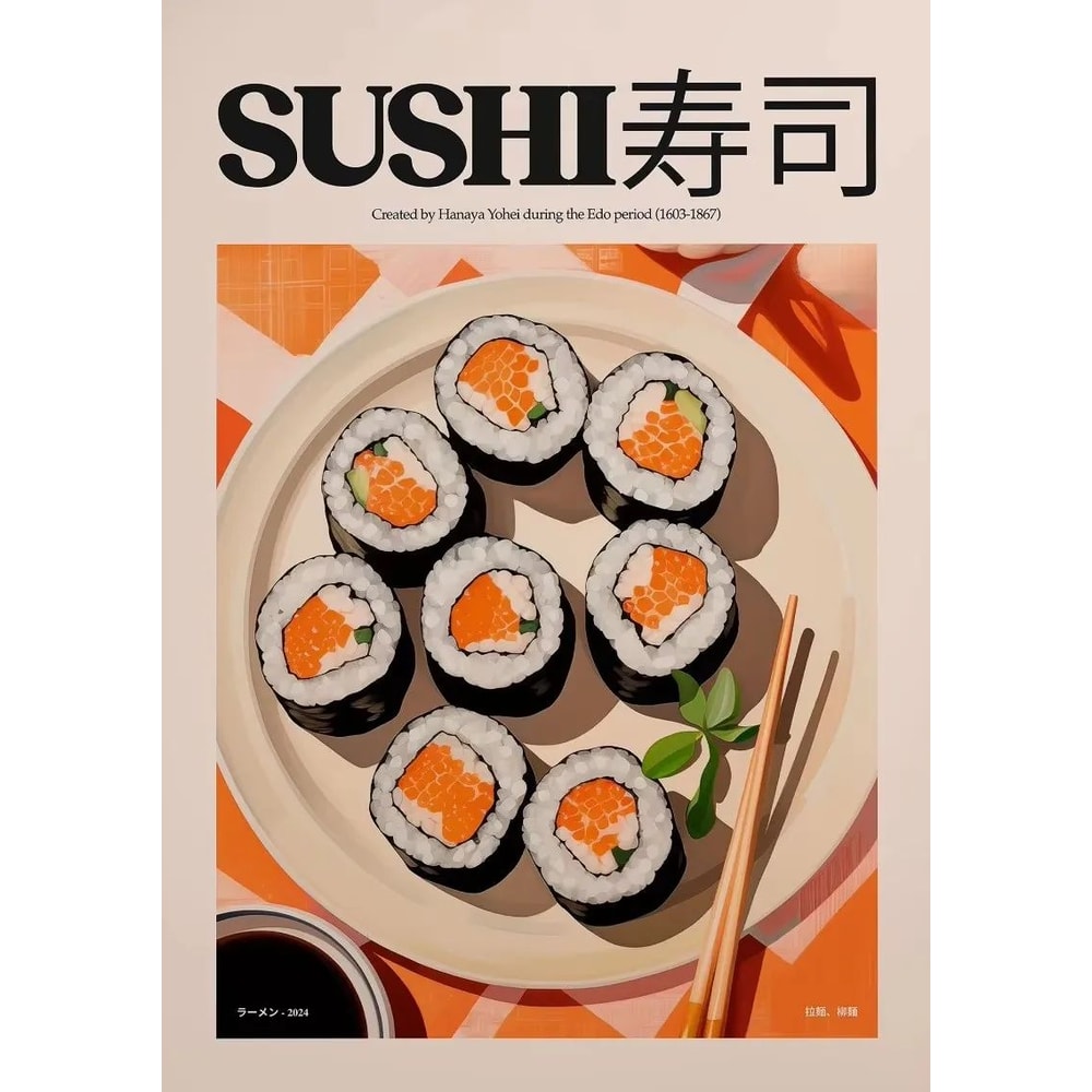 Italian Cocktail Food Wall Art Aperol Spritz Pizza Kitchen Canvas Decor 27