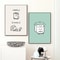 Funny Bathroom Wall Art Toilet Paper Yoga Canvas Minimalist Decor 1