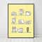 Funny Bathroom Wall Art Toilet Paper Yoga Canvas Minimalist Decor 3