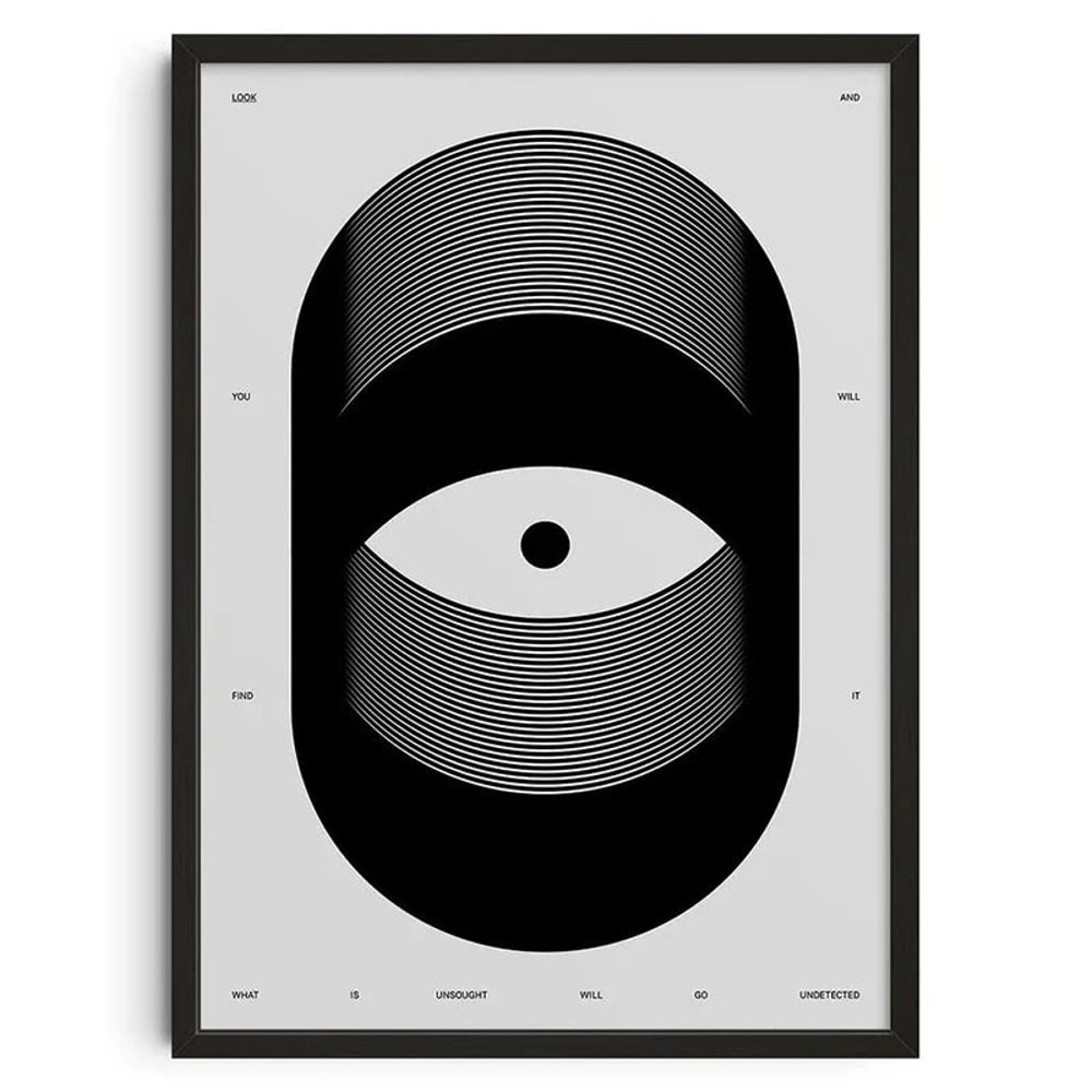 Japanese Snake Wall Art Bauhaus Geometric Canvas Mid Century Modern Decor 7