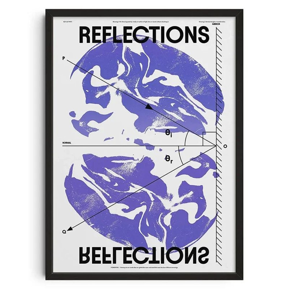 Japanese Snake Wall Art Bauhaus Geometric Canvas Mid Century Modern Decor 8