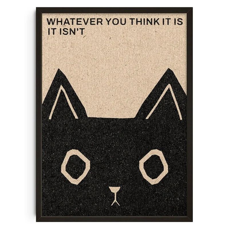 Japanese Snake Wall Art Bauhaus Geometric Canvas Mid Century Modern Decor 20