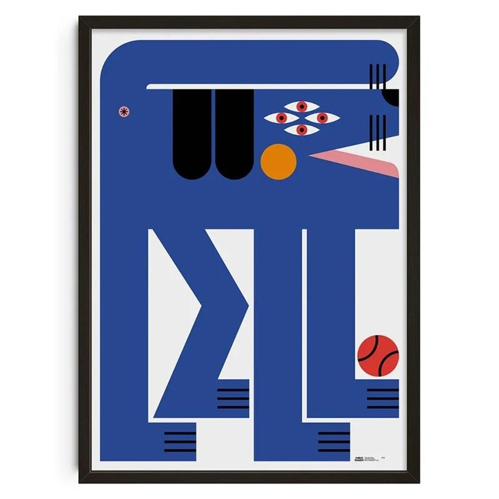 Japanese Snake Wall Art Bauhaus Geometric Canvas Mid Century Modern Decor 26