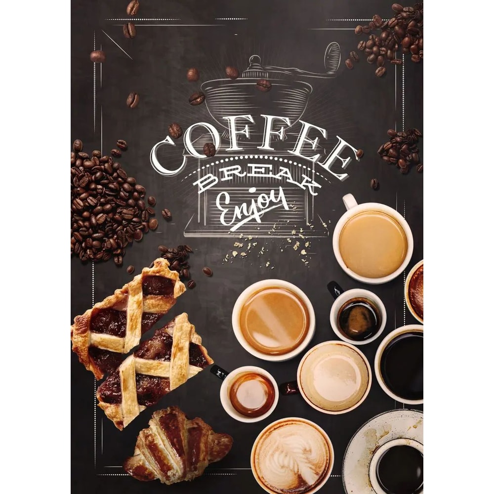 Coffee Cup Wall Art Nordic Cafe Canvas Poster Kitchen Bakery Decor 15