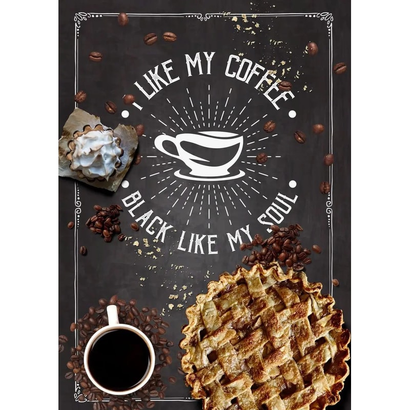 Coffee Cup Wall Art Nordic Cafe Canvas Poster Kitchen Bakery Decor 8