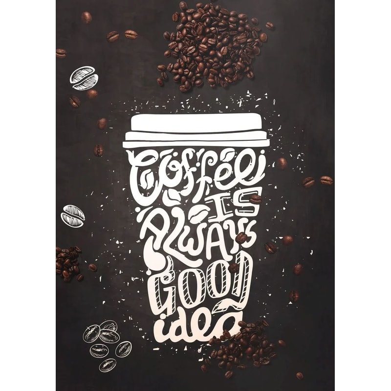 Coffee Cup Wall Art Nordic Cafe Canvas Poster Kitchen Bakery Decor 13