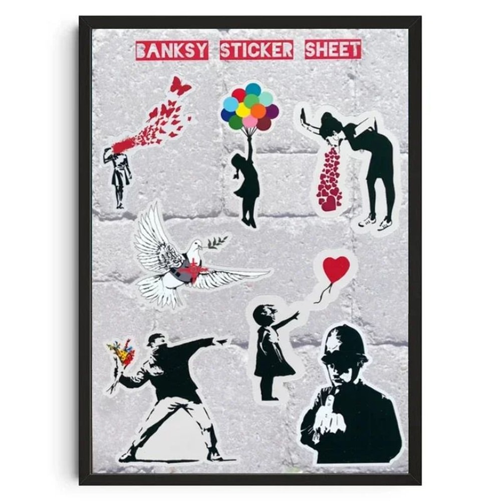 Banksy Graffiti Wall Art Street Art Canvas Poster Modern Urban Decor 15