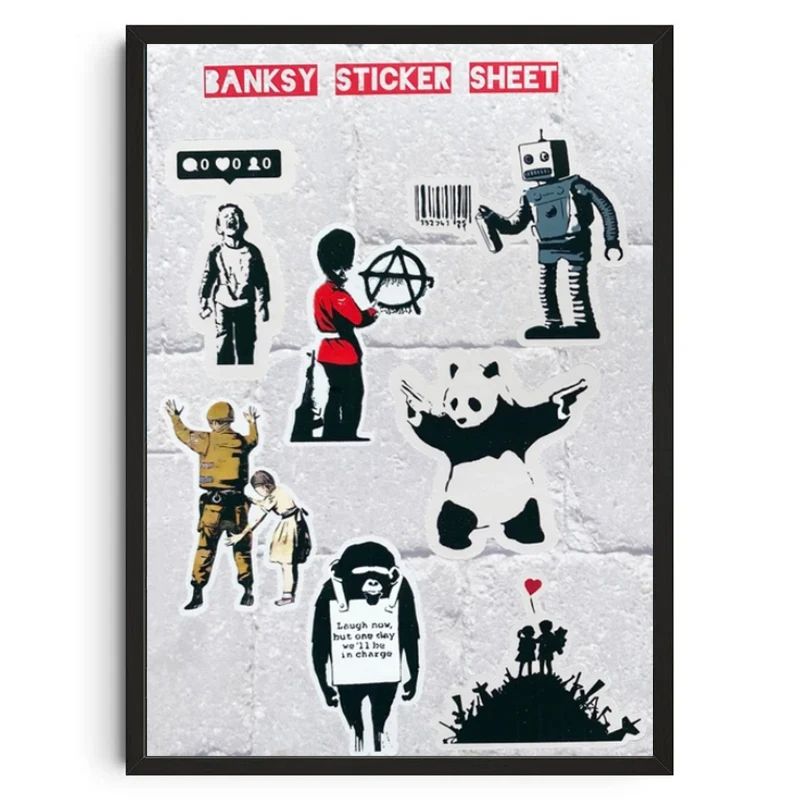 Banksy Graffiti Wall Art Street Art Canvas Poster Modern Urban Decor 18