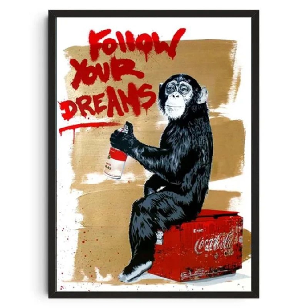 Banksy Graffiti Wall Art Street Art Canvas Poster Modern Urban Decor 19